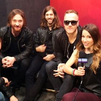 Stuart Brazell Sits Down With Imagine Dragons at the iTunes Festival at SXSW for The Insider!