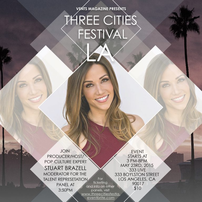 Stuart Brazell To Host and Moderate Talent Representation Panel on May 23rd at Three Cities Festival LA