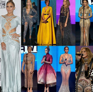 Jennifer Lopez American Music Awards dresses