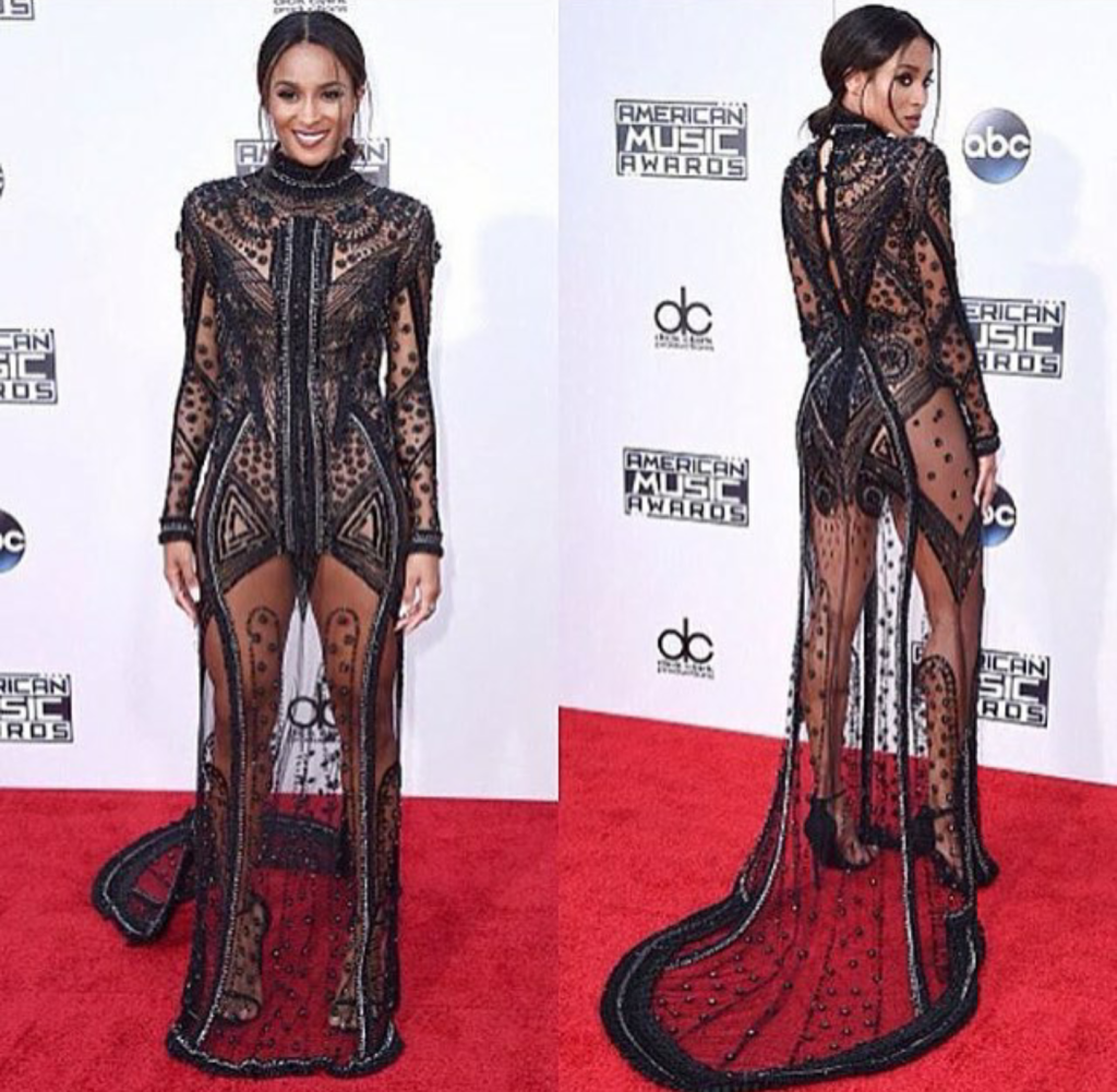 Ciara at the 2015 American Music Awards