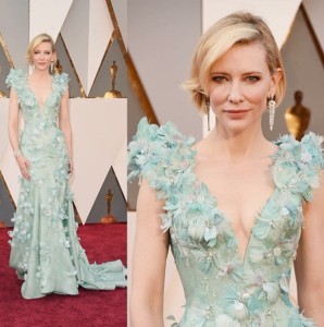 Cate Blanchett Seafoam oscar gown