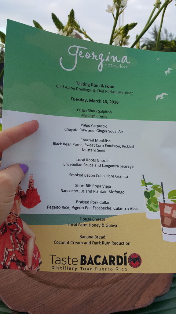 bacardi rum and food pairing