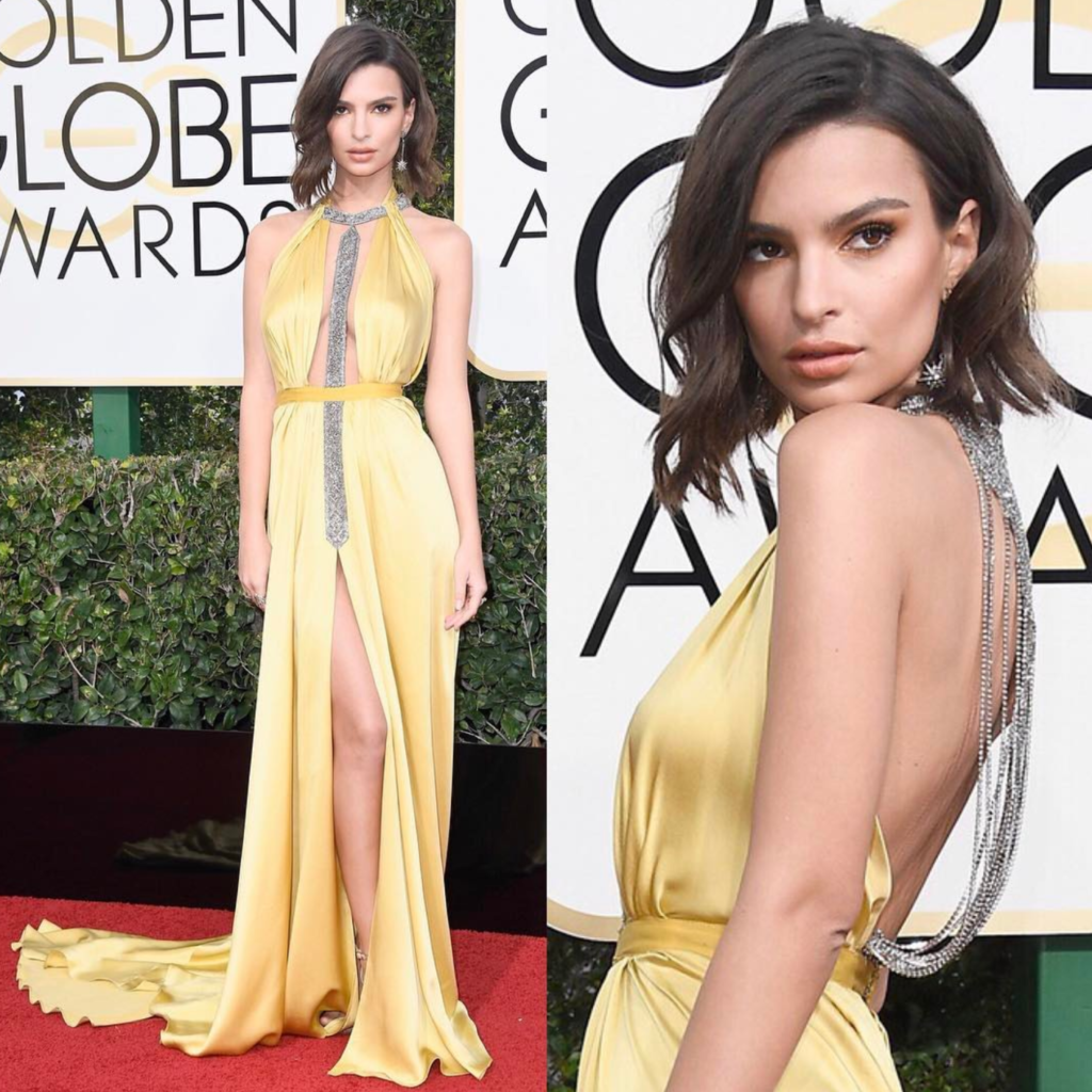 Emily Ratajkowski Golden Globes