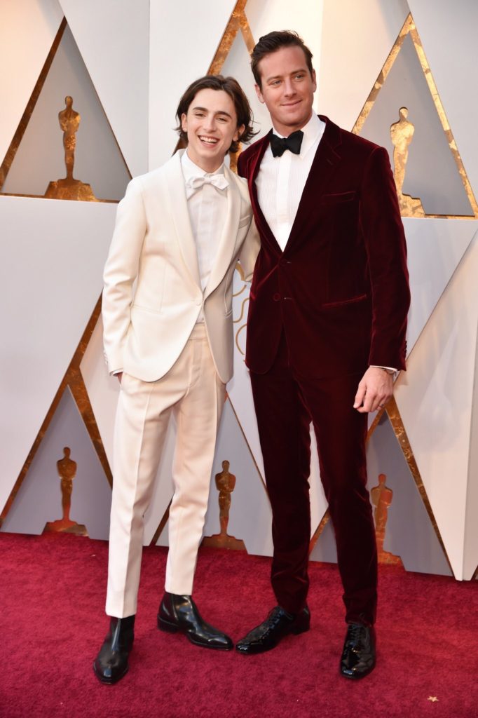 Timothée Chalamet and Armie Hammer