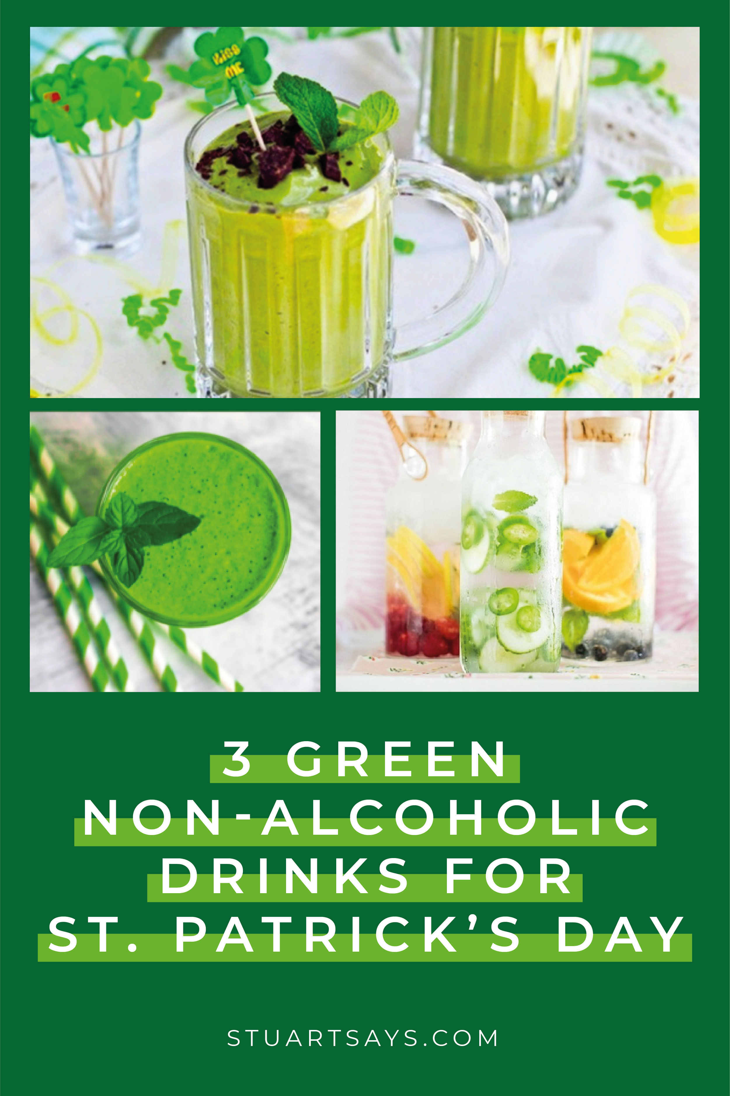 st patricks day inspired alcoholic drinks