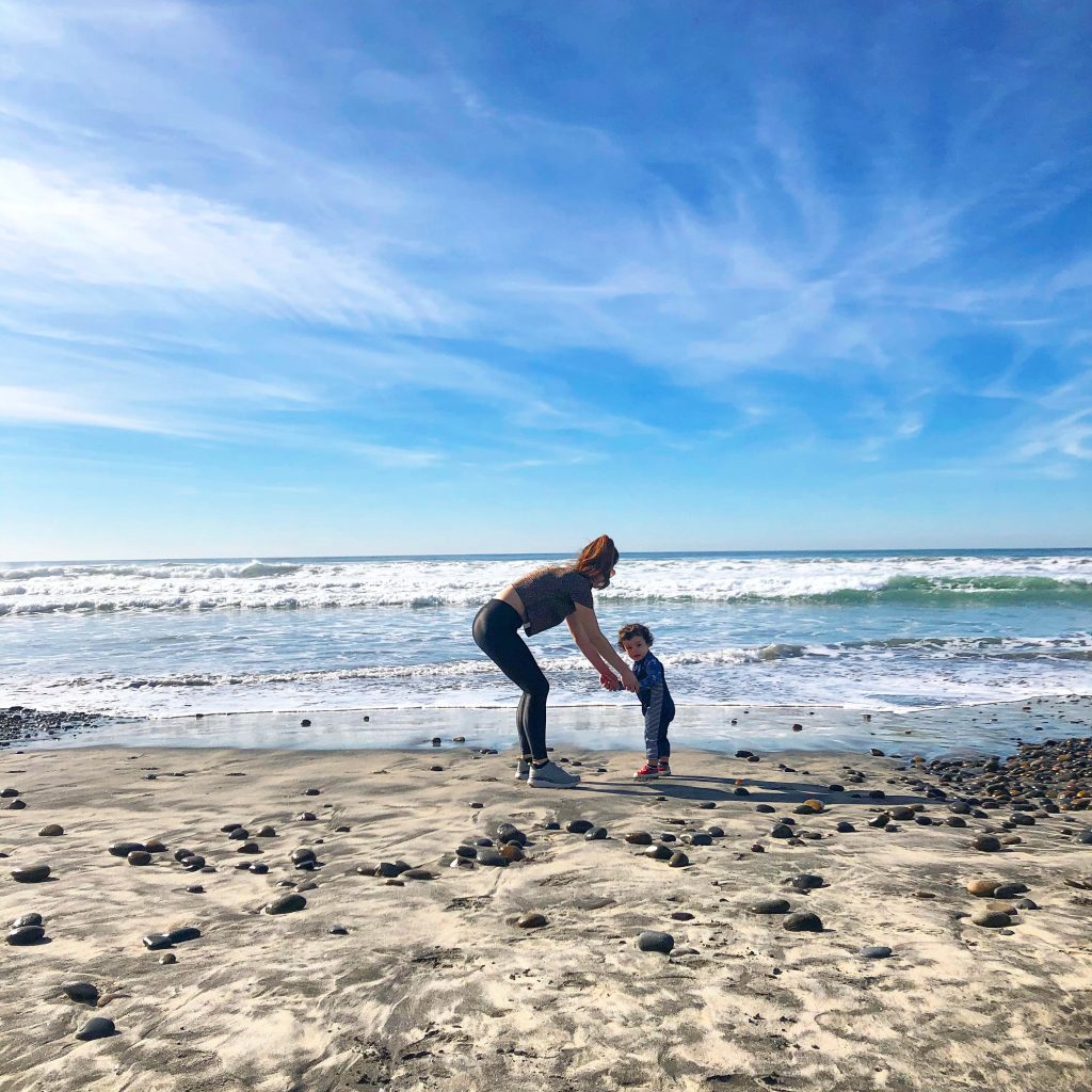 mother-and-son-at-beach