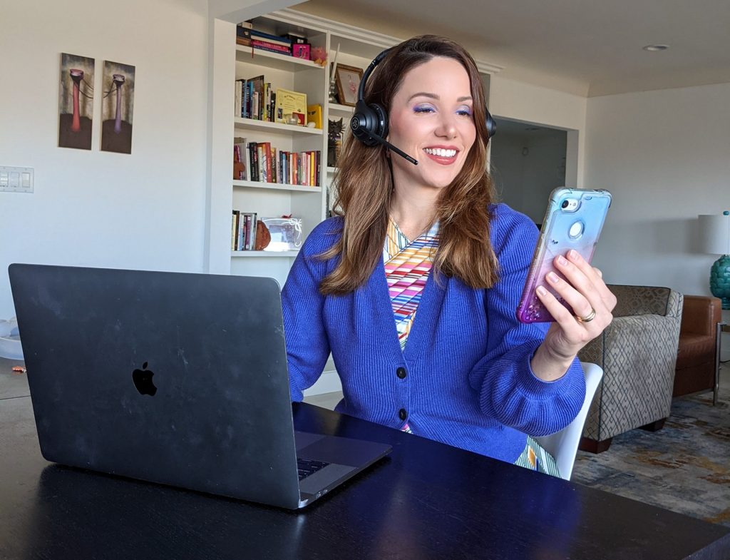 woman-wearing-bluetooth-headset