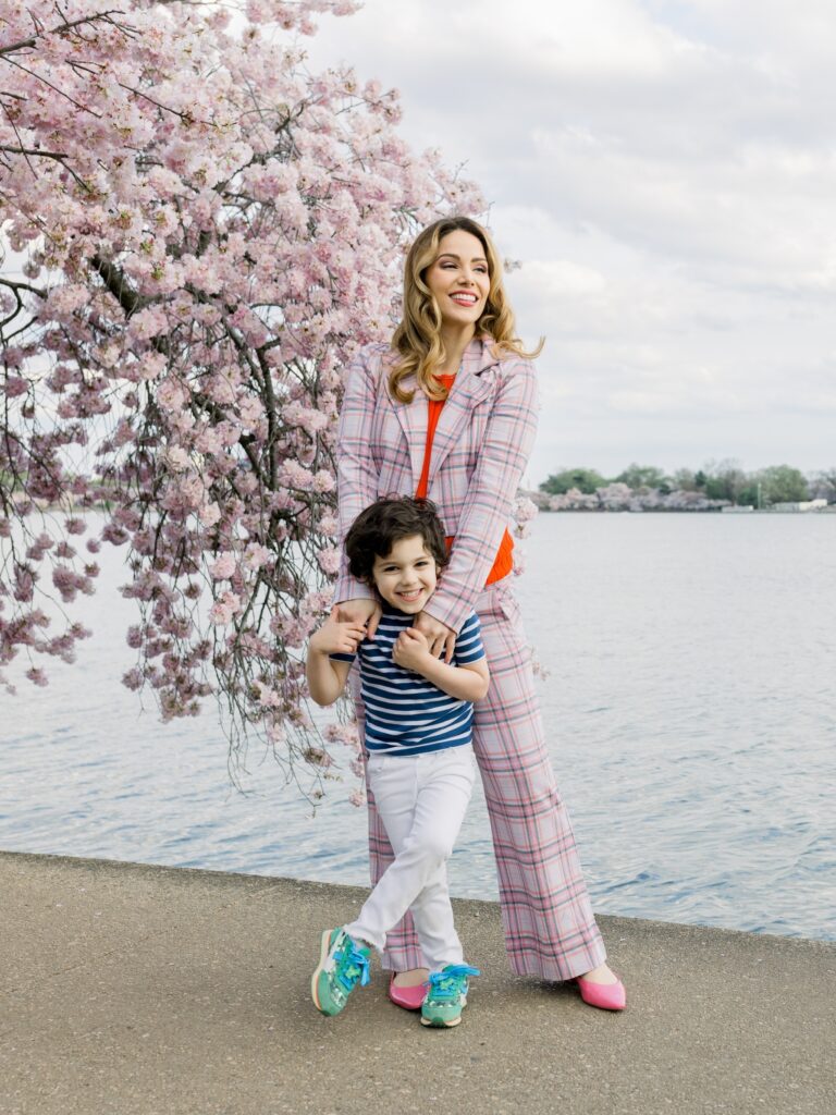 mother-and-son-cherry-blossoms-dc