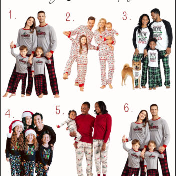 The BEST Matching Holiday Pajamas For Your Family Photo Shoots!