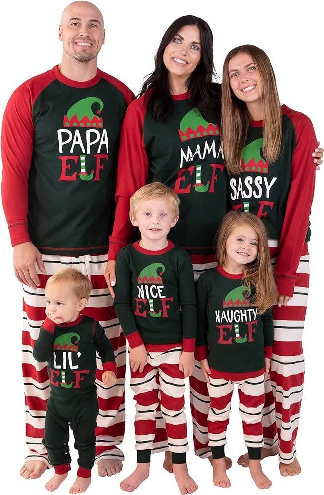 elf matching christmas pajamas