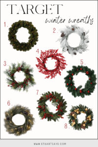 Christmas wreaths from Target