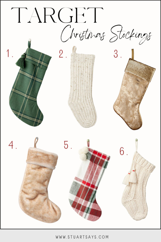 favorite christmas stockings from Target
