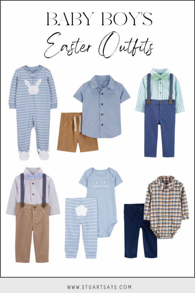 baby boy outfit ideas for Easter and spring