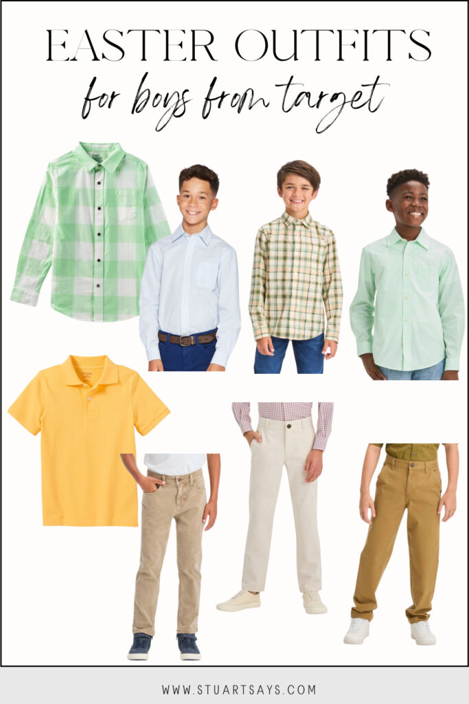 Easter outfit ideas for boys from Target
