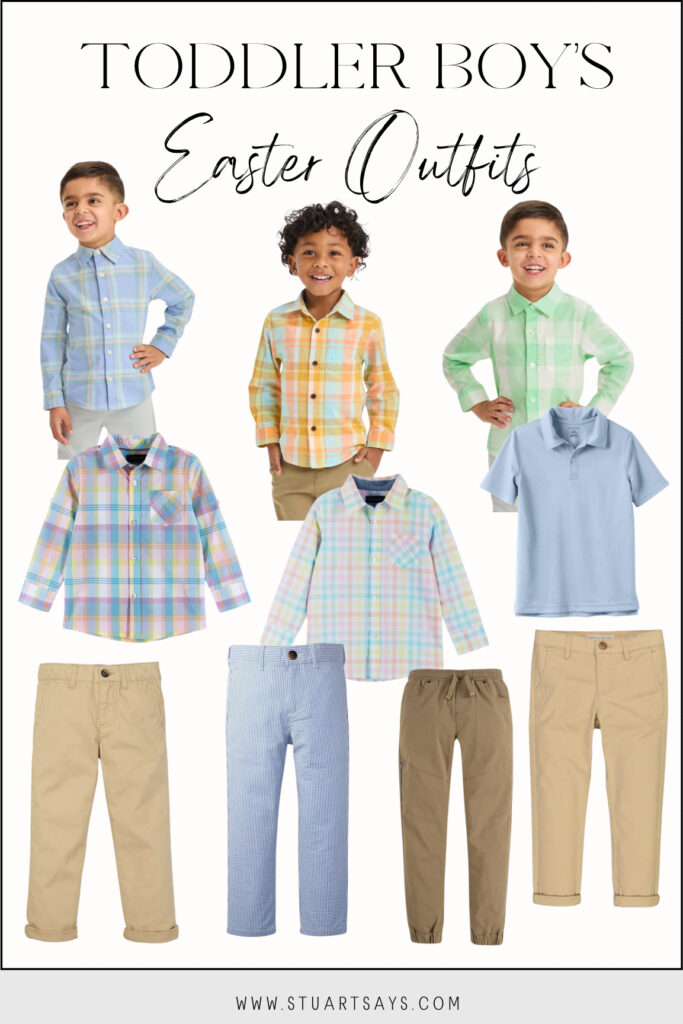 Toddler boys outfit ideas for Easter and spring