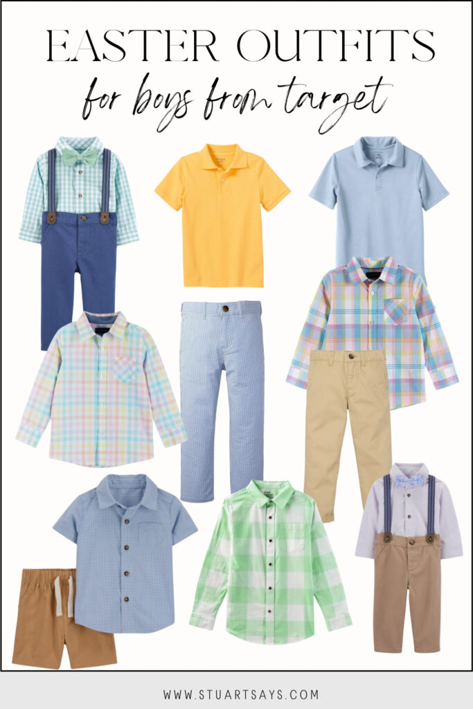 Easter outfit ideas for spring for boys from Target!