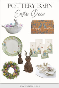 Pottery Barn Easter home decor