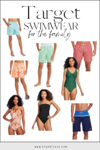 Target swimsuits for the whole family