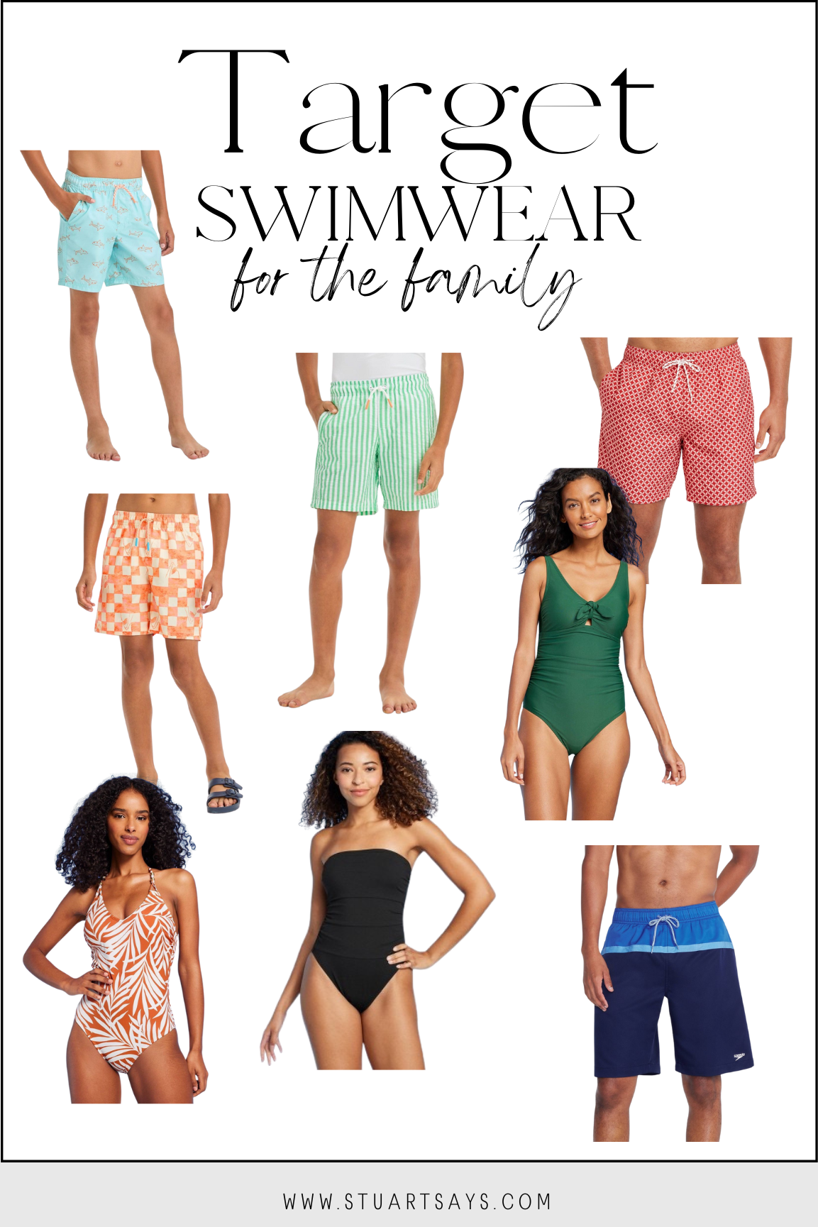 TARGET SWIMSUITS FOR THE WHOLE FAMILY