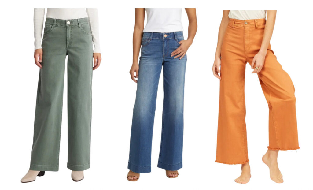 Wide leg pants for fall