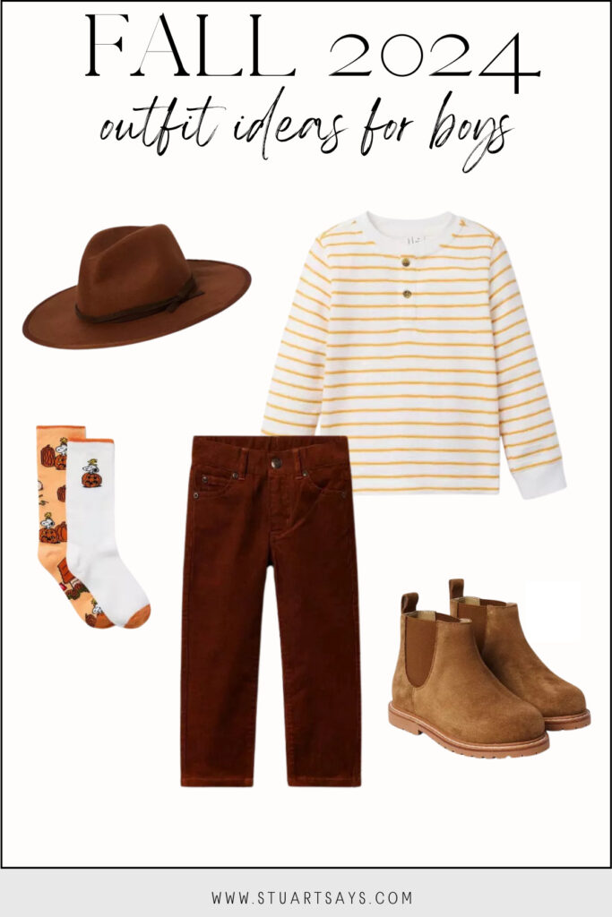 Fall pumpkin patch outfit ideas for boys 