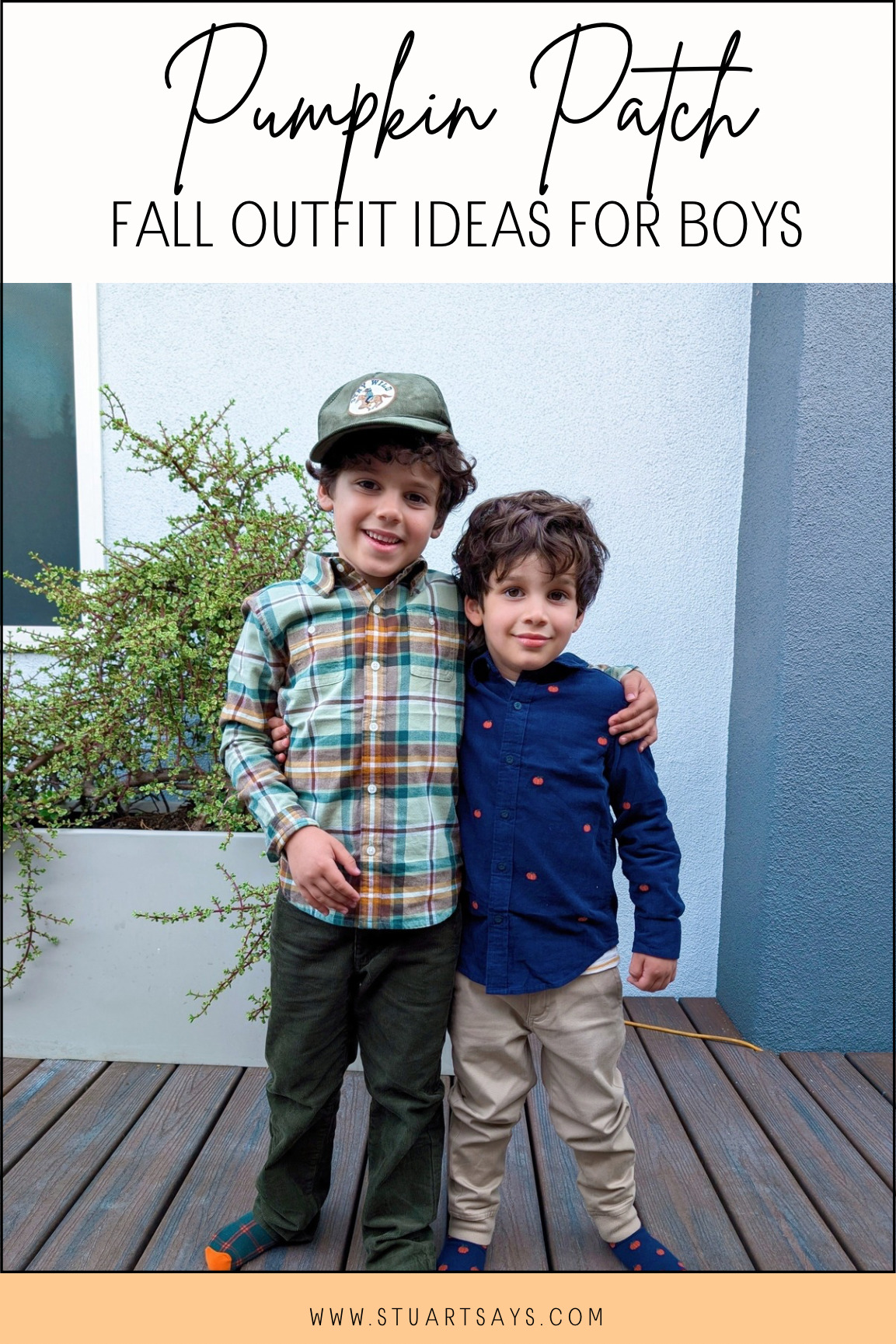 Pumpkin Patch Fall Outfit Ideas For Boys