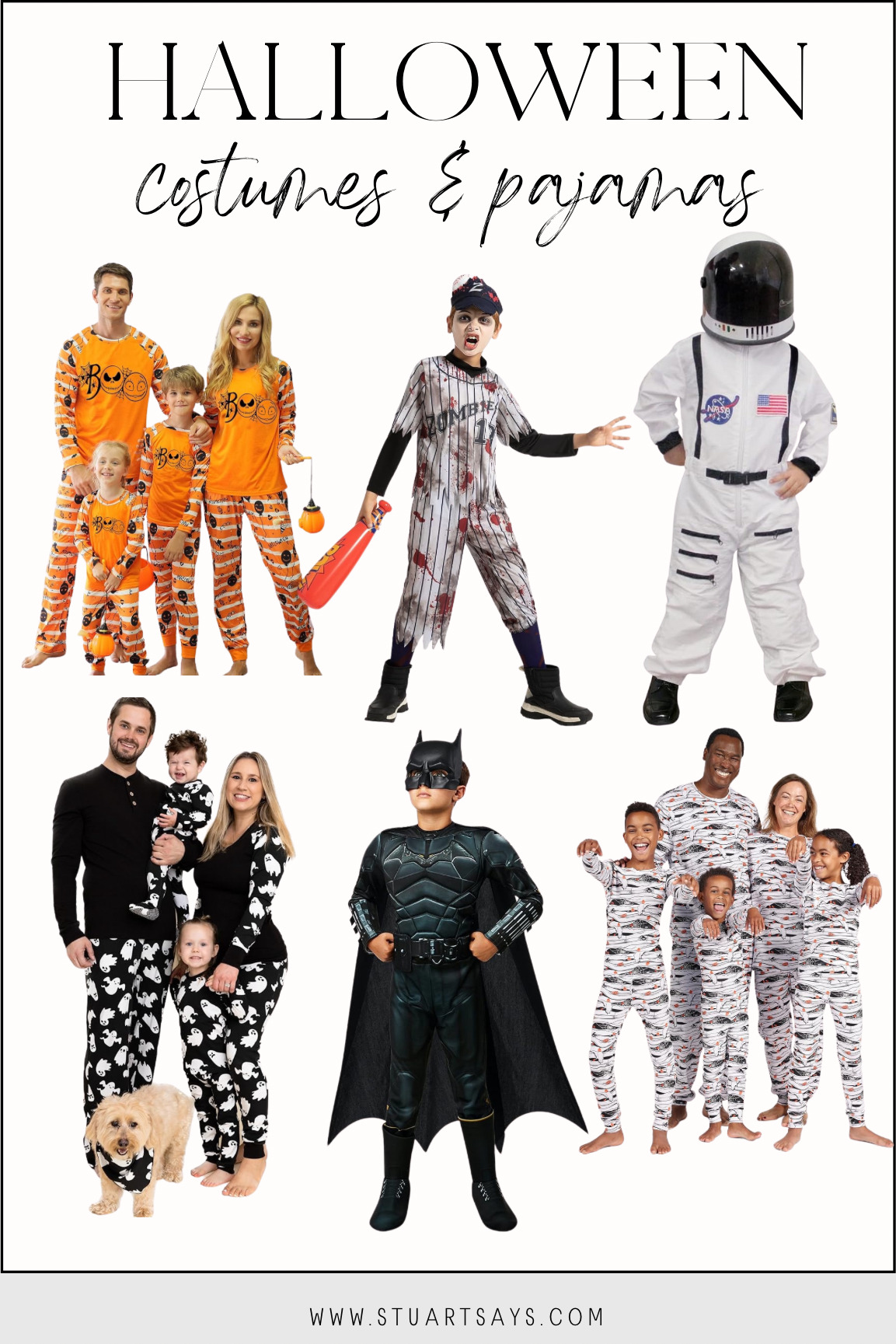 Halloween Costumes & Matching Pajamas