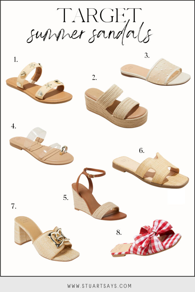 Favorite summer sandals from target 