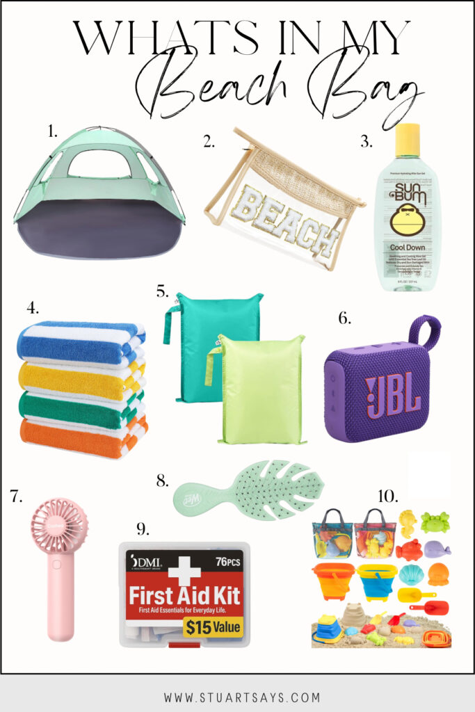 Whats in my beach bag 
