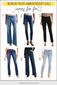 Fall jeans on sale at Nordstrom