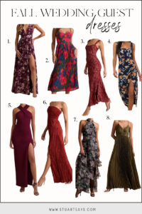 Fall wedding guest dresses for 2025