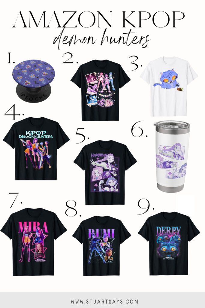 Amazon K-Pop Demon Hunters Merch