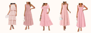 Pink dresses for spring and Easter