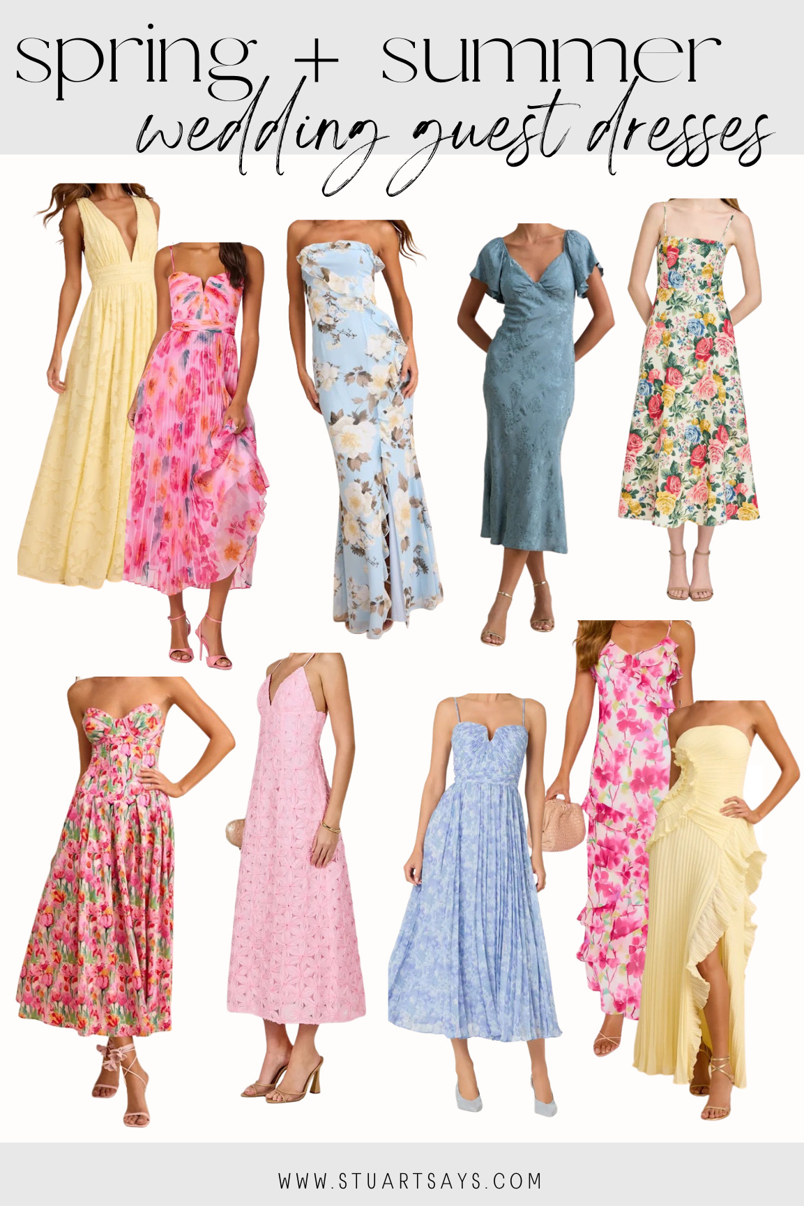 The Ultimate Guide to Spring and Summer Wedding Guest Dresses