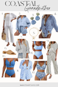 Coastal grandmother outfit inspo