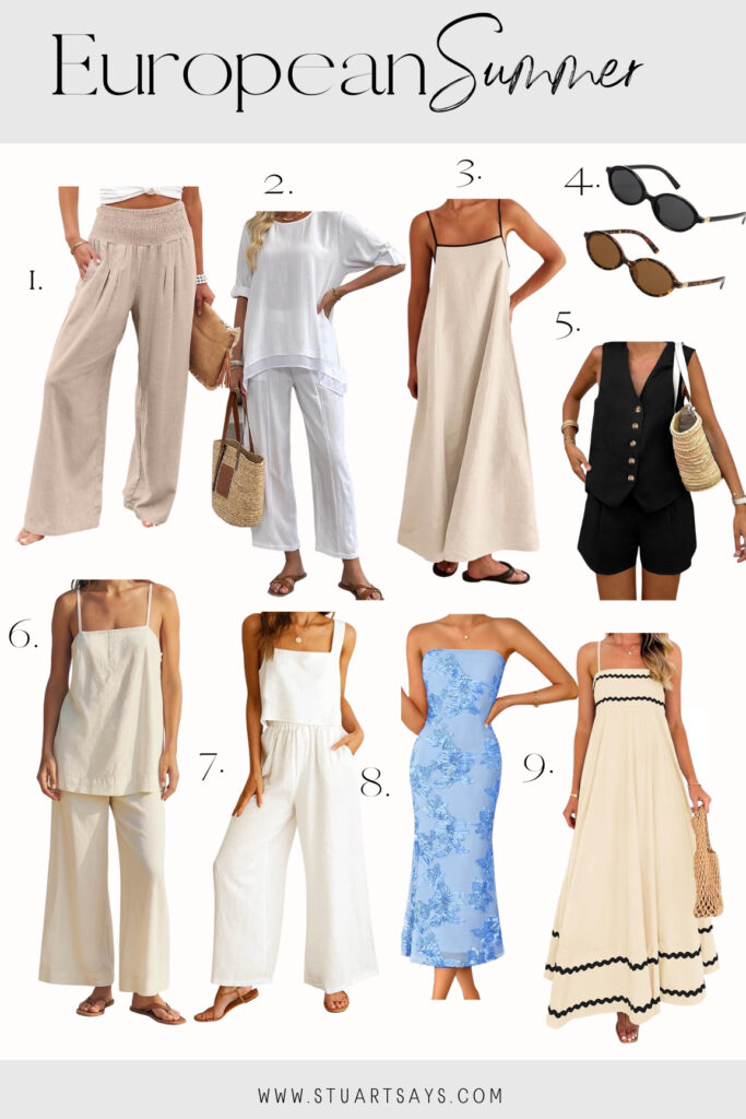 European summer outfit inspo