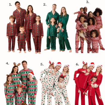 Matching Holiday Pajamas For Families