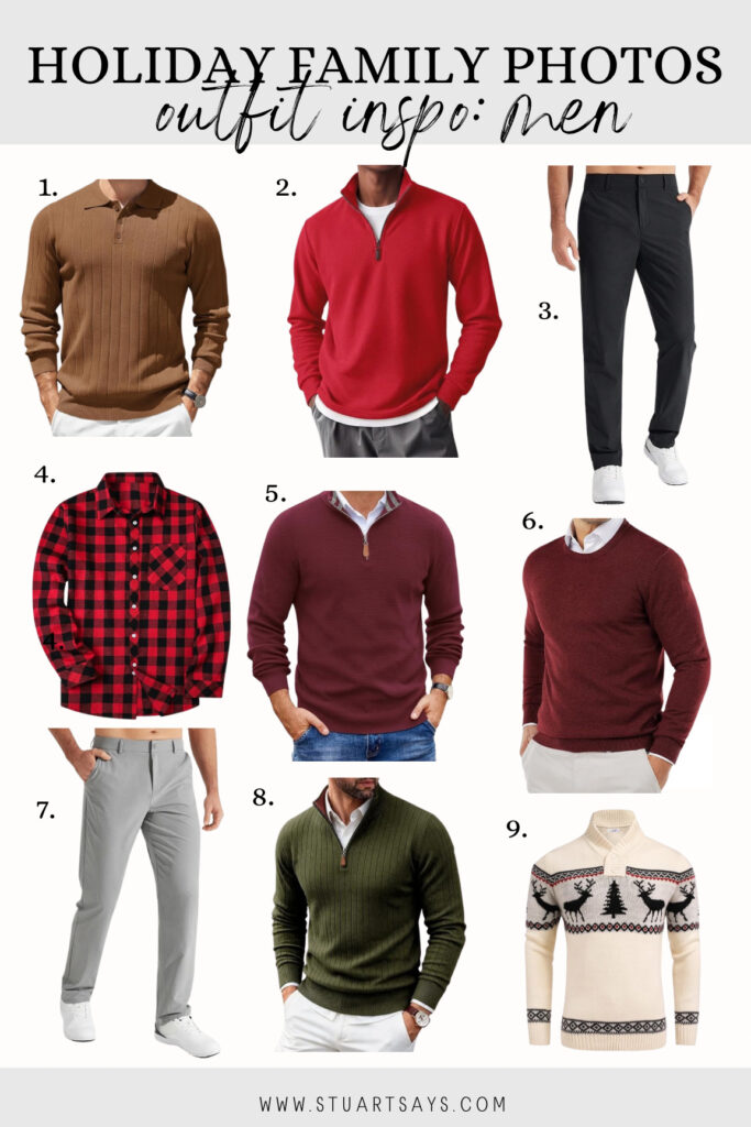 Family holiday photo shoot outfit ideas!